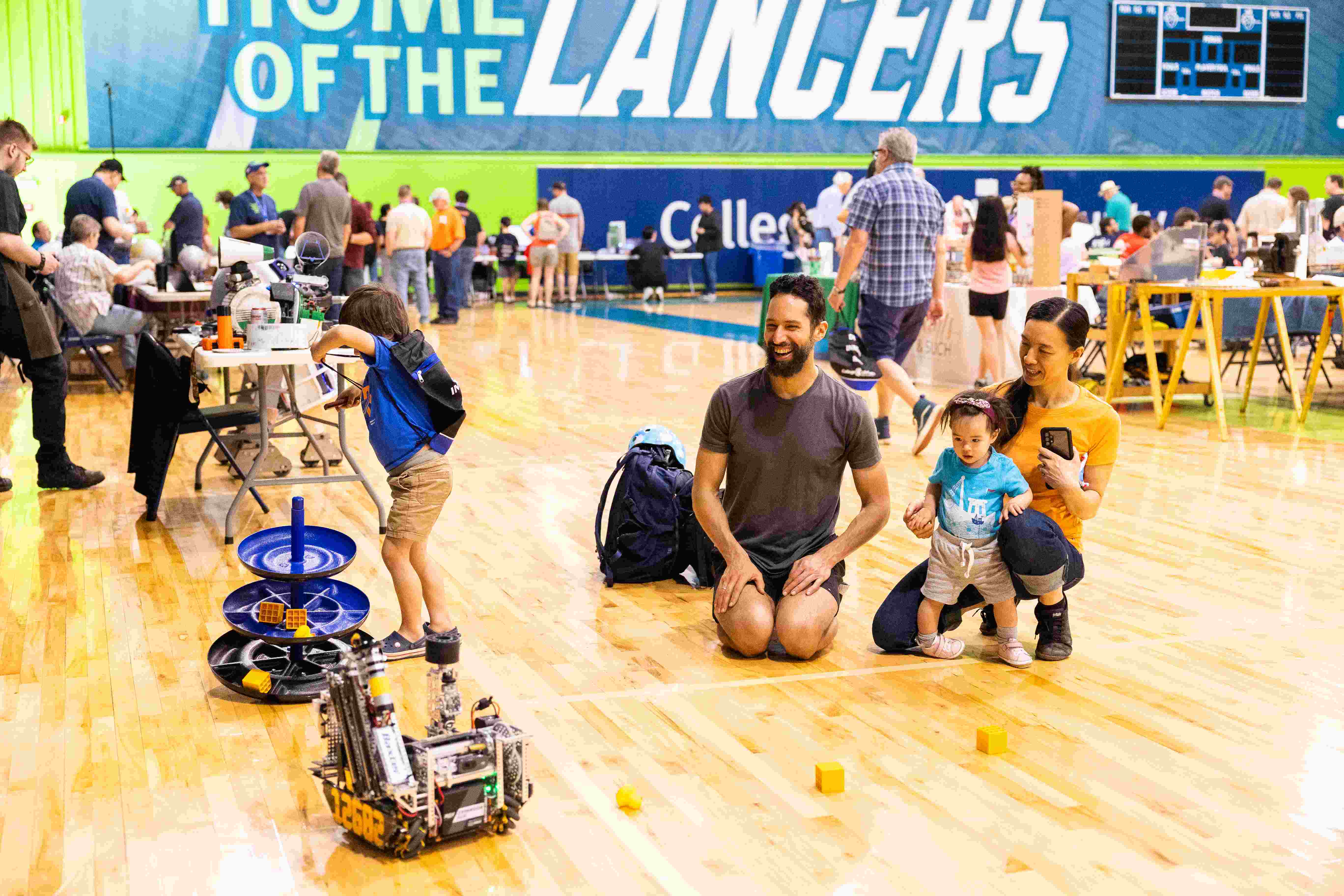 People at Maker Faire