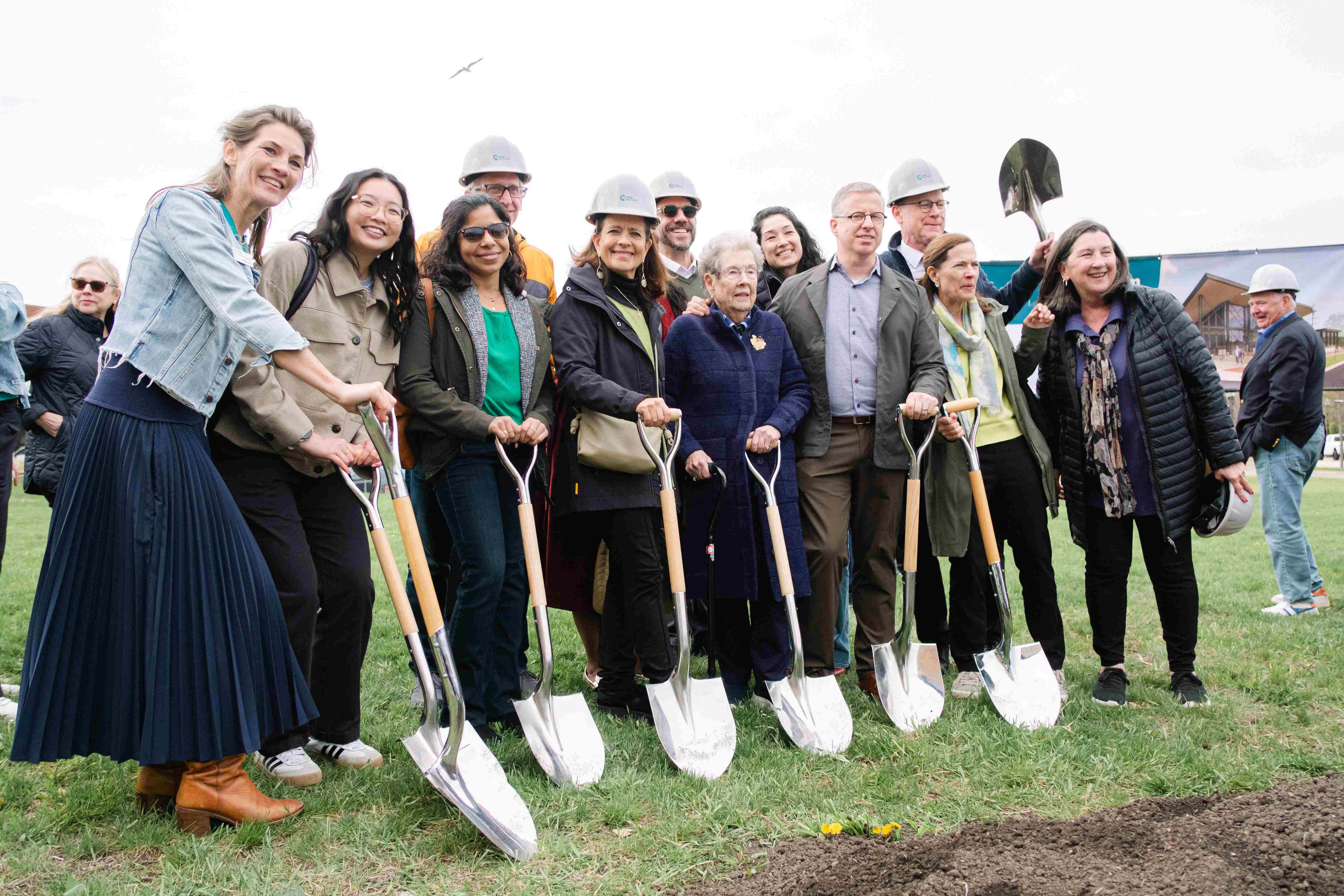 A shot from the May Urban Farm groundbreaking