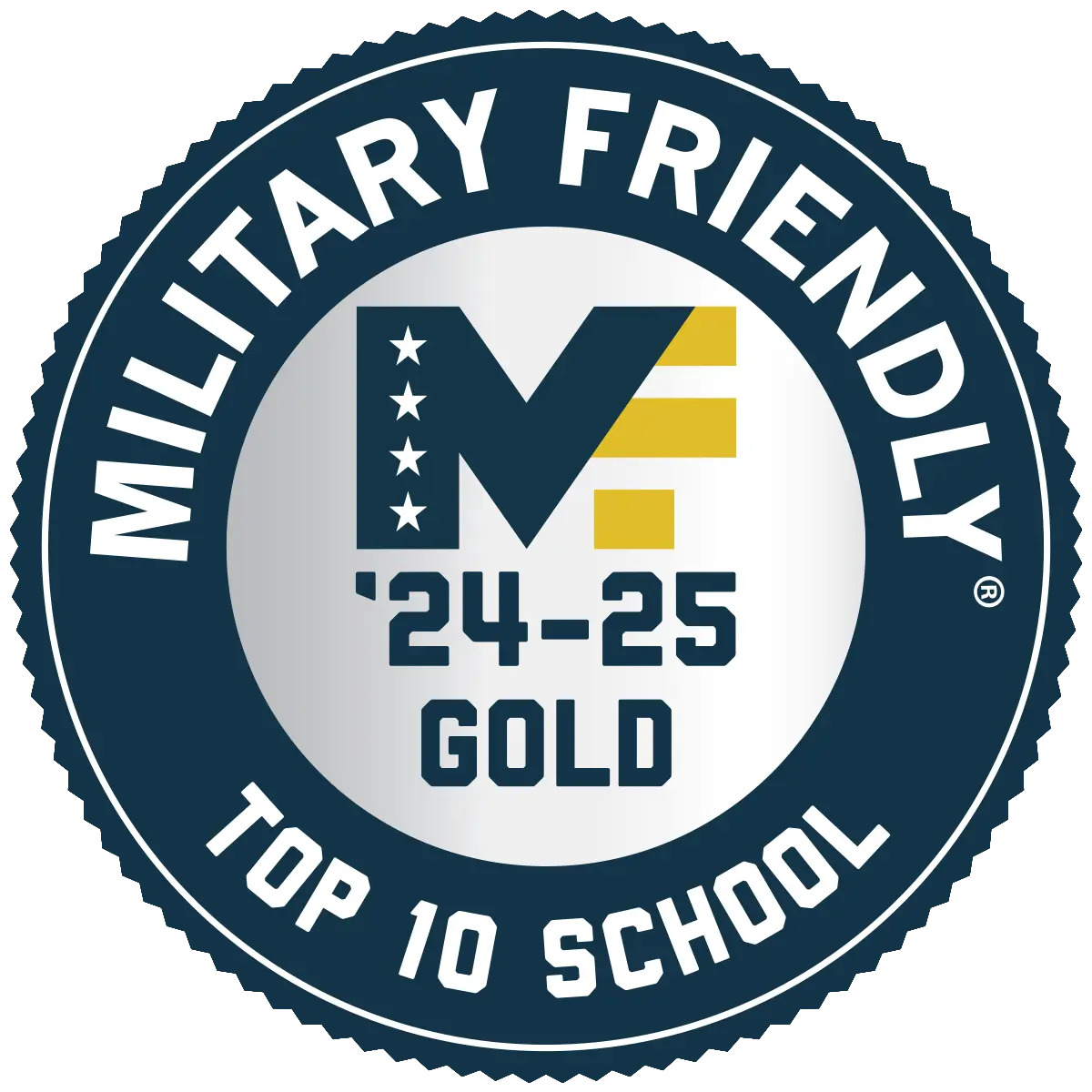 Military Friendly Top 10 Logo