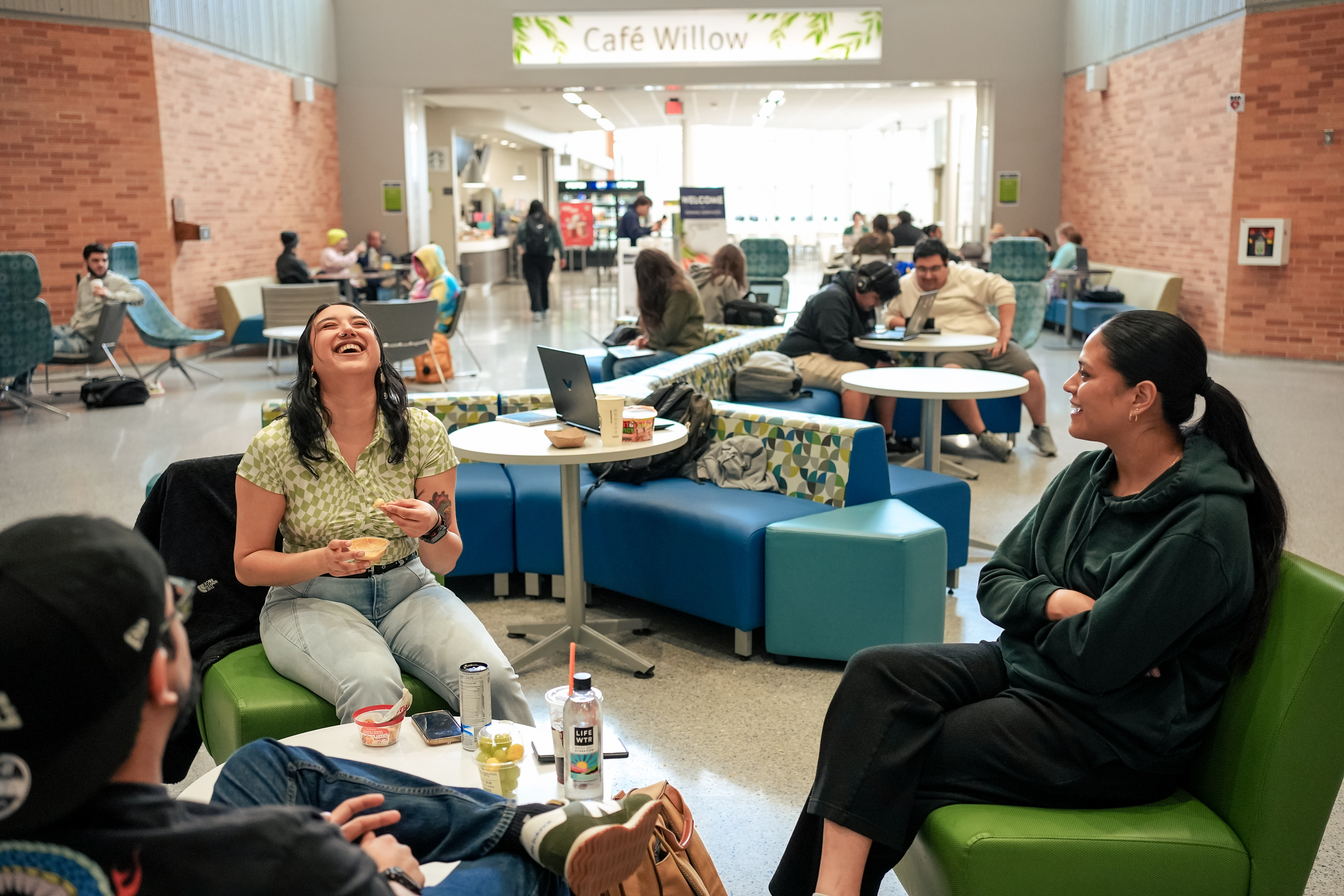 Students sitting together