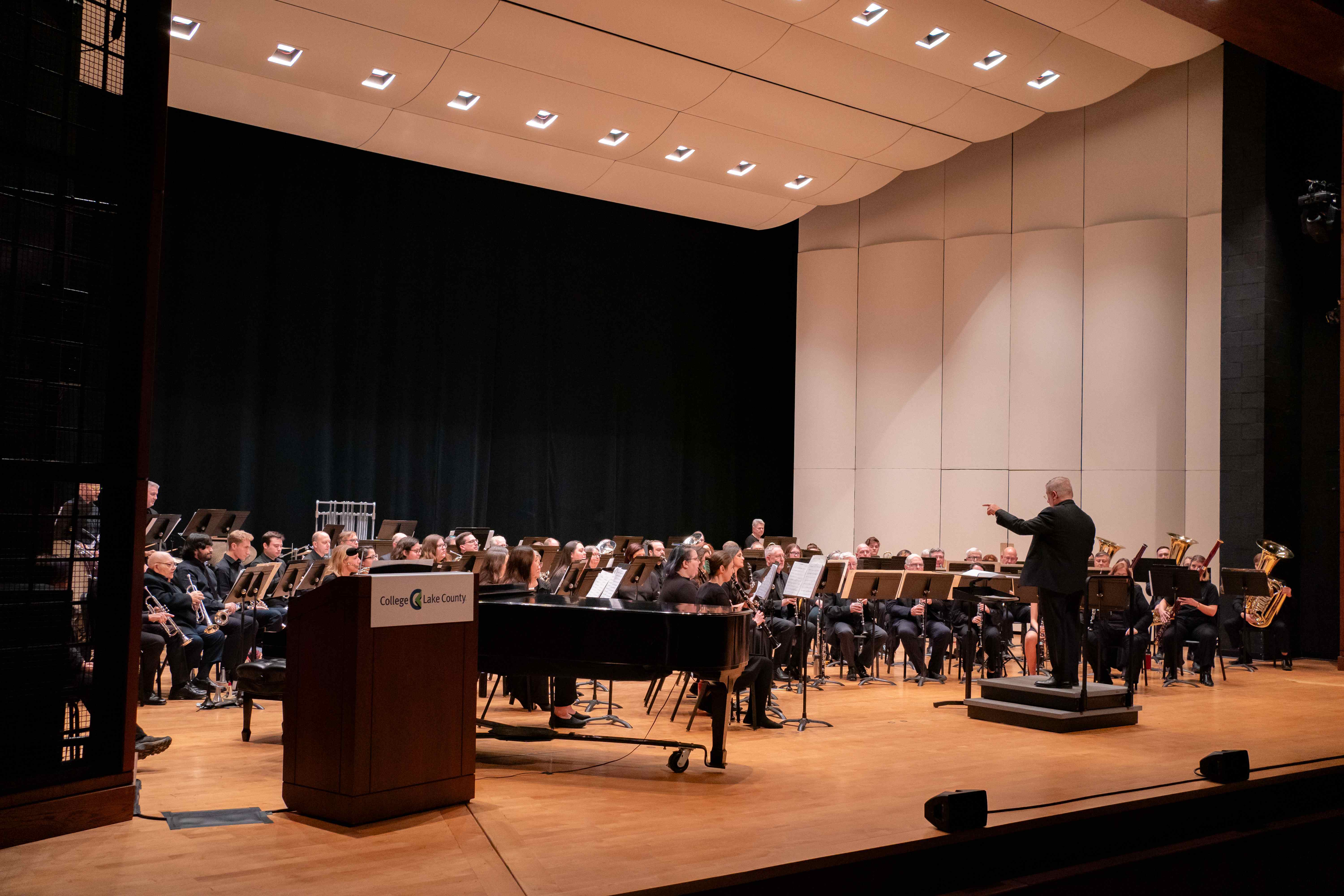 The band performing during last year's concert