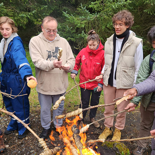 Group of community members