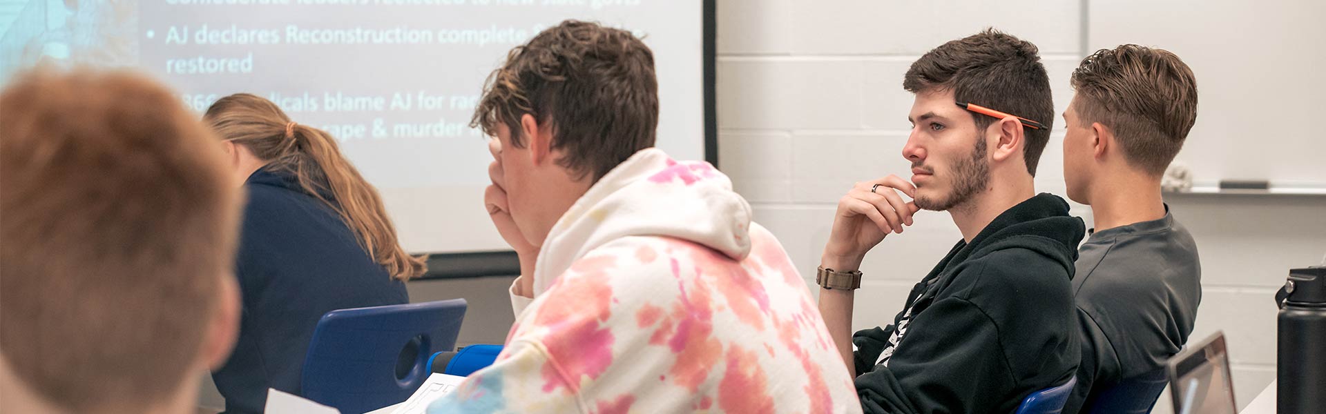 Students paying attention to lecture