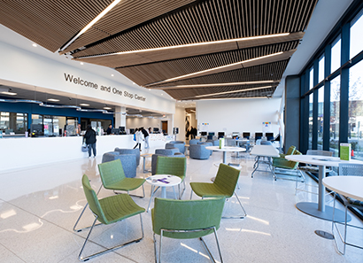 First floor of the lakeshore student center