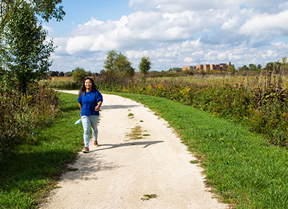 Photo of natural trail at CLC