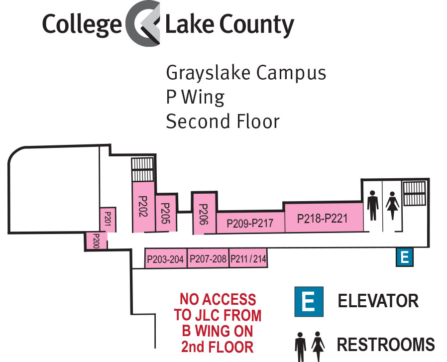 P Wing, Second Floor, Grayslake Campus