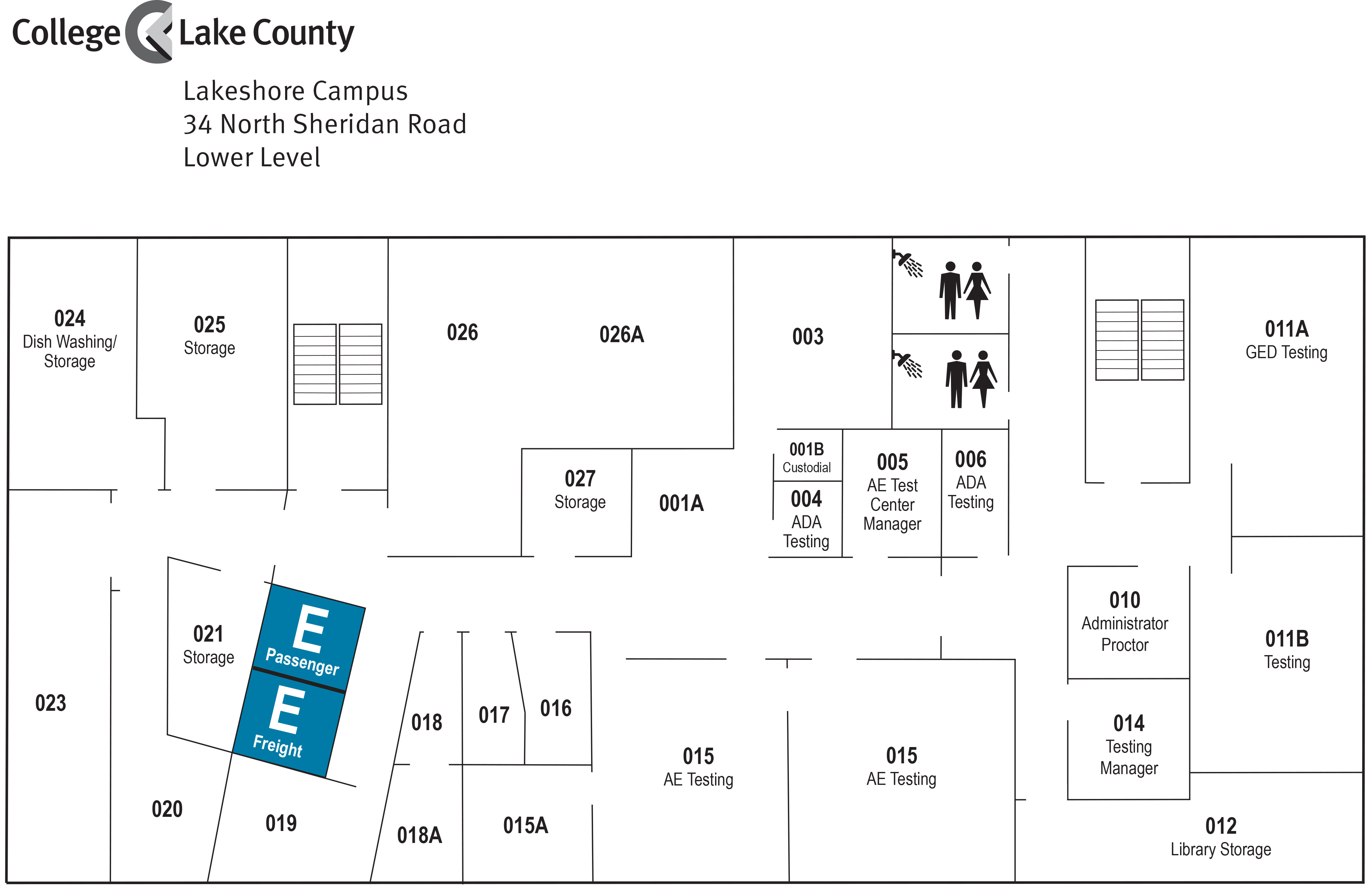 34 N. Sheridan, Lower Level, Lakeshore Campus, Waukegan