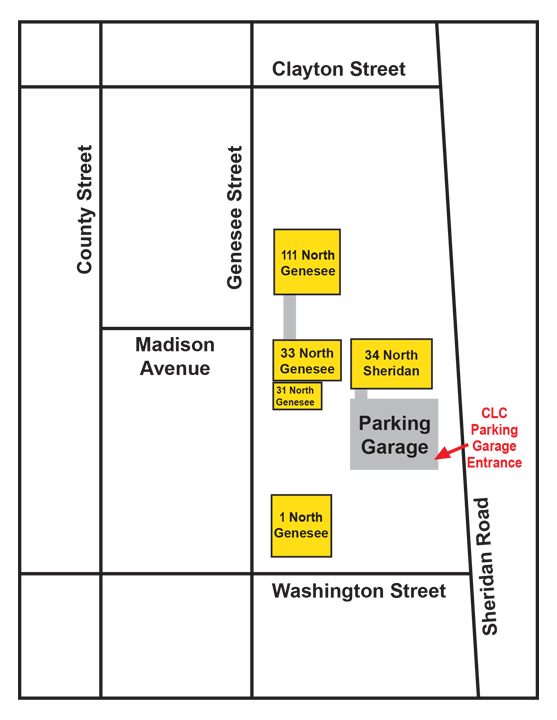 Map of Lakeshore Campus