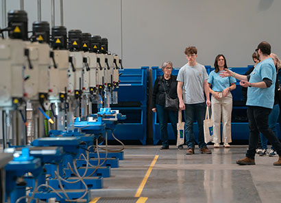 Open house attendees at ATC