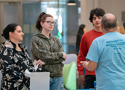 Open house attendees at ATC
