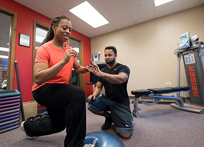 Personal training clinic at Southlake Campus