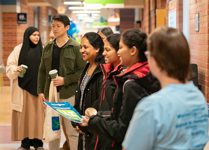 Open house attendees at Southlake Campus