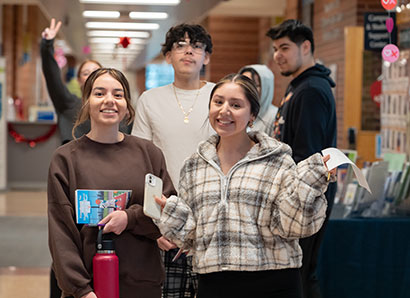 Students socializing at Southlake Campus