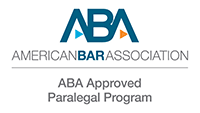 American Bar Association Approved Paralegal Program logo