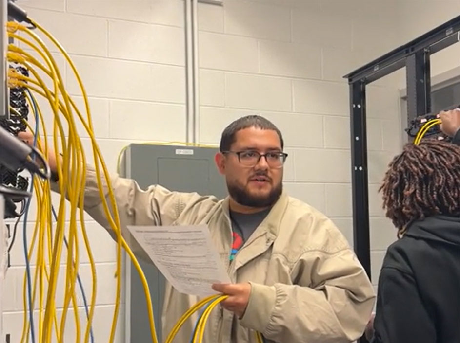 Ethan Garcia, IT student, College of Lake County