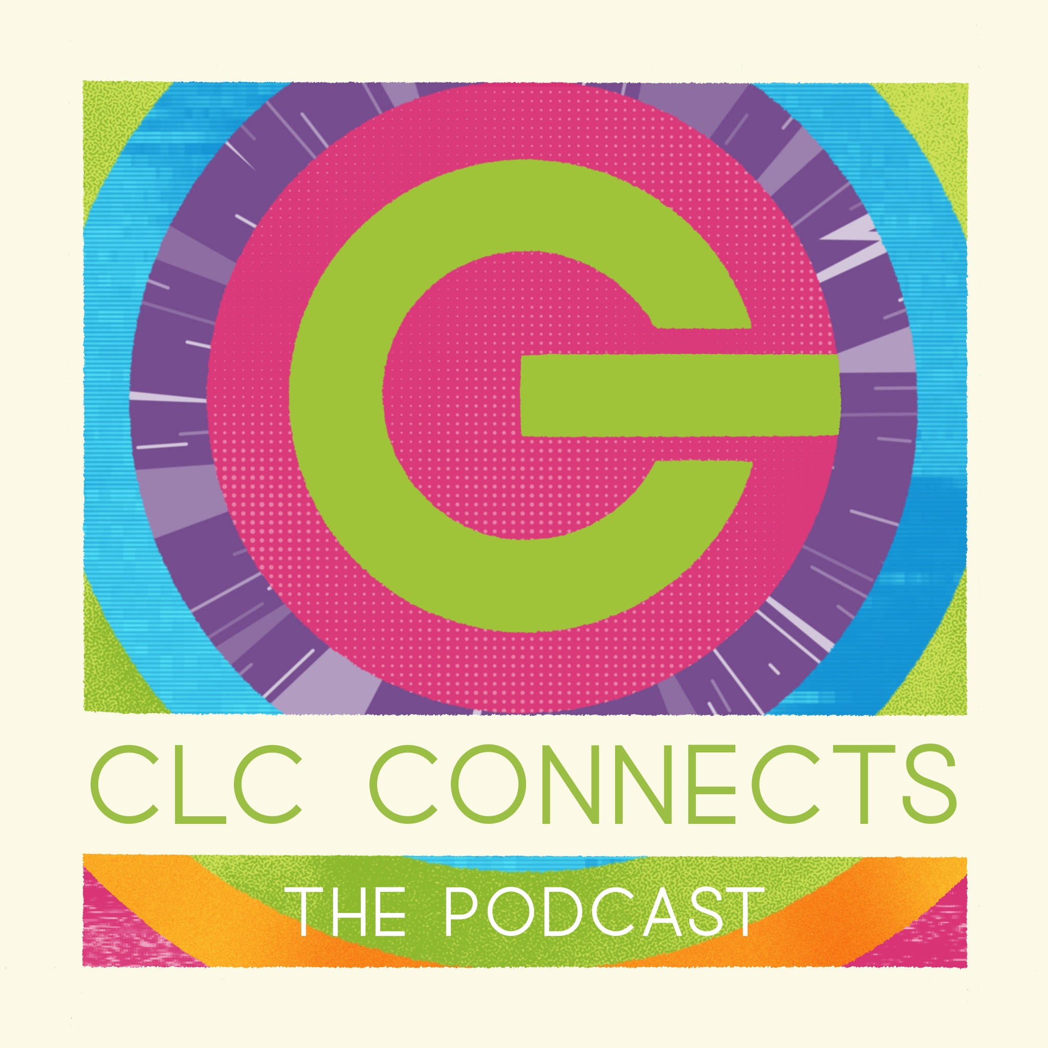 CLC connects brightly colored podcast logo
