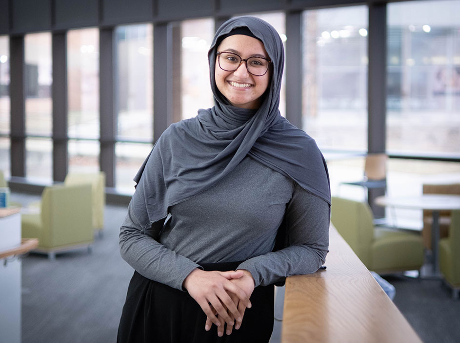 Saffa Sakhi, a student at College of Lake County