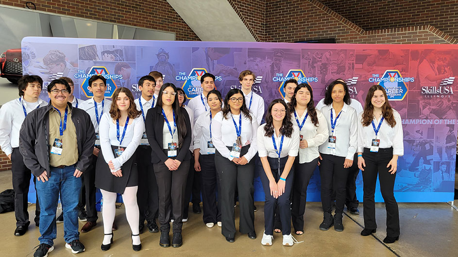 Students who competed at SkillsUSA
