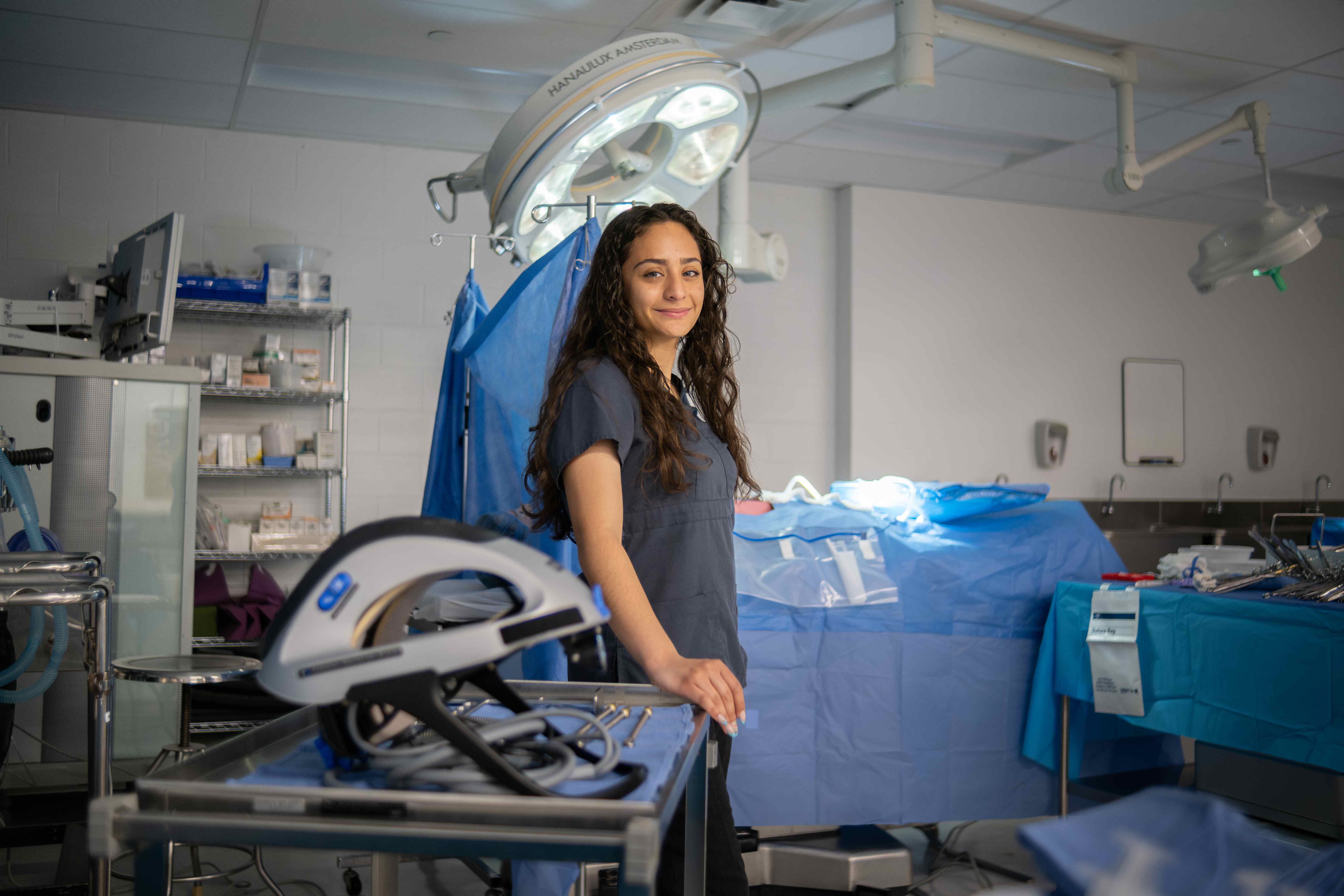 Student in surgical technology