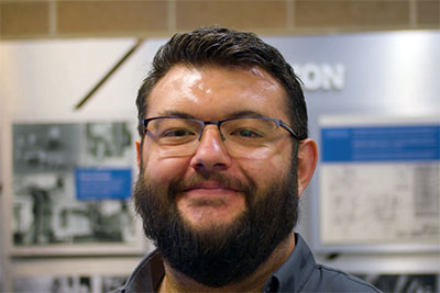 Travis Taylor smiling