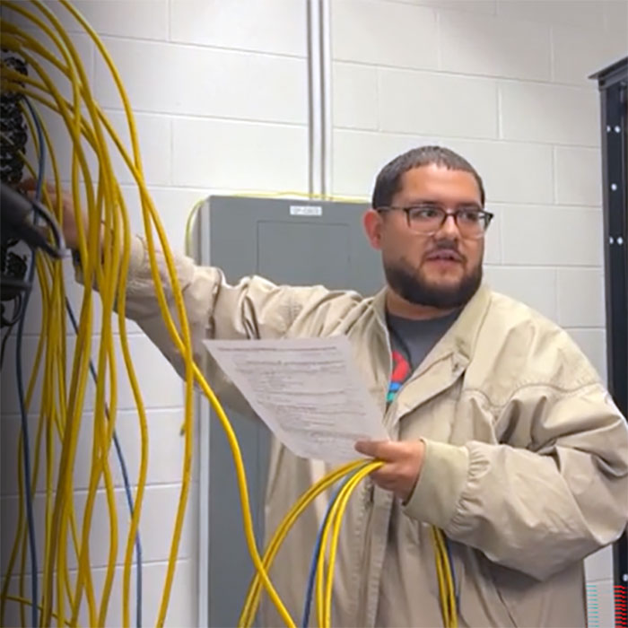 Ethan Garcia, CLC IT student