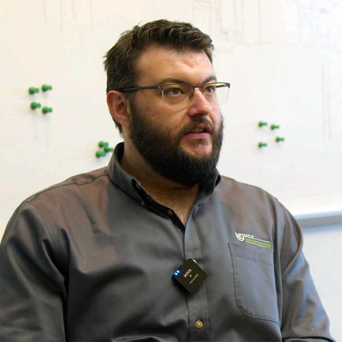 Travis Taylor, CLC CAD-Drafting graduate and apprentice at UCC Environmental