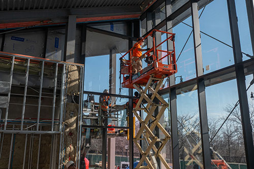 March 2026 construction of CLC Urban Farm Center, Waukegan