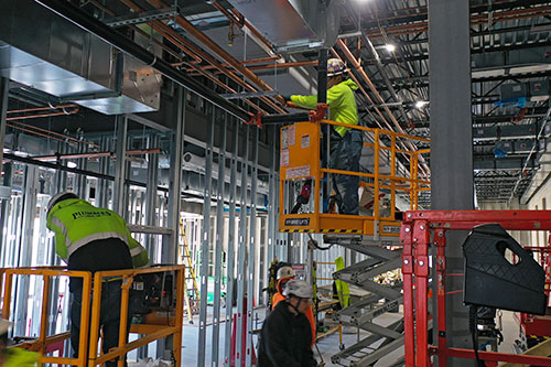 CLC Urban Farm Center construction February 2026