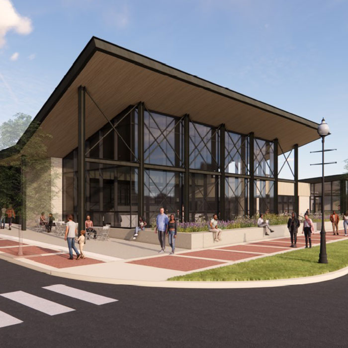 Artist rendering of Urban Farm Center, Lakeshore Campus